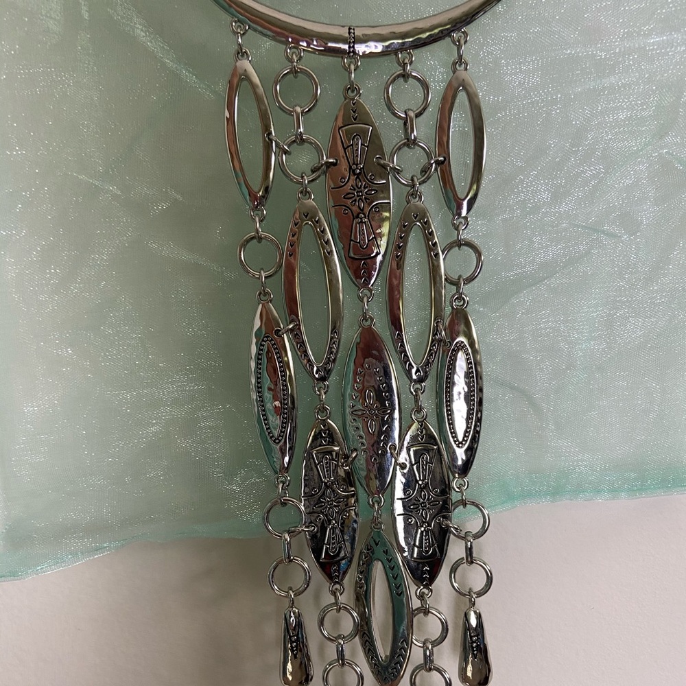 Chico’s silver Bibb necklace